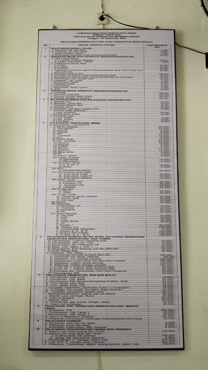 Struktur Organisasi Puskesmas